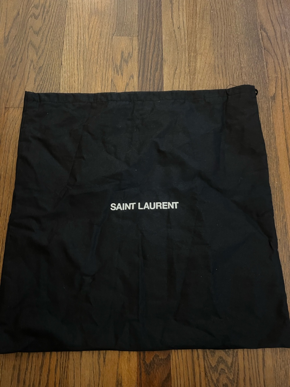 Saint Laurent Dust Bag Black large 20 x 20 for purse lined